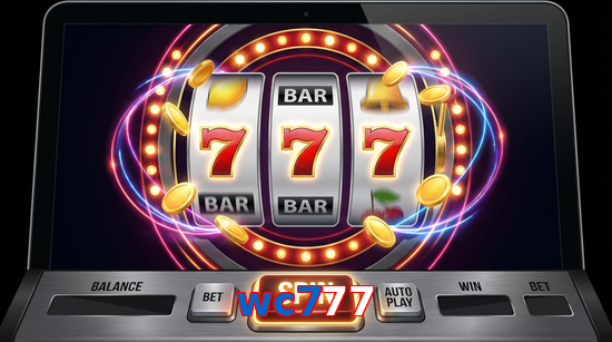 Main screen of Wc777 slots page for PK players